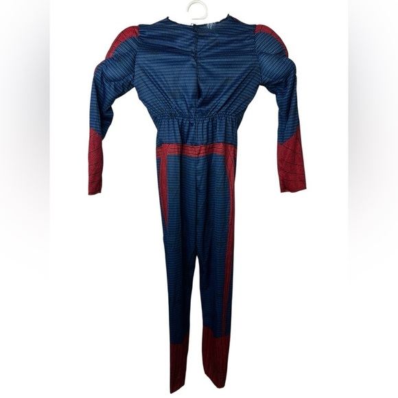 SPIDERMAN Youth Medium Muscle Bodysuit Costume Marvel Halloween - Picture 3 of 11